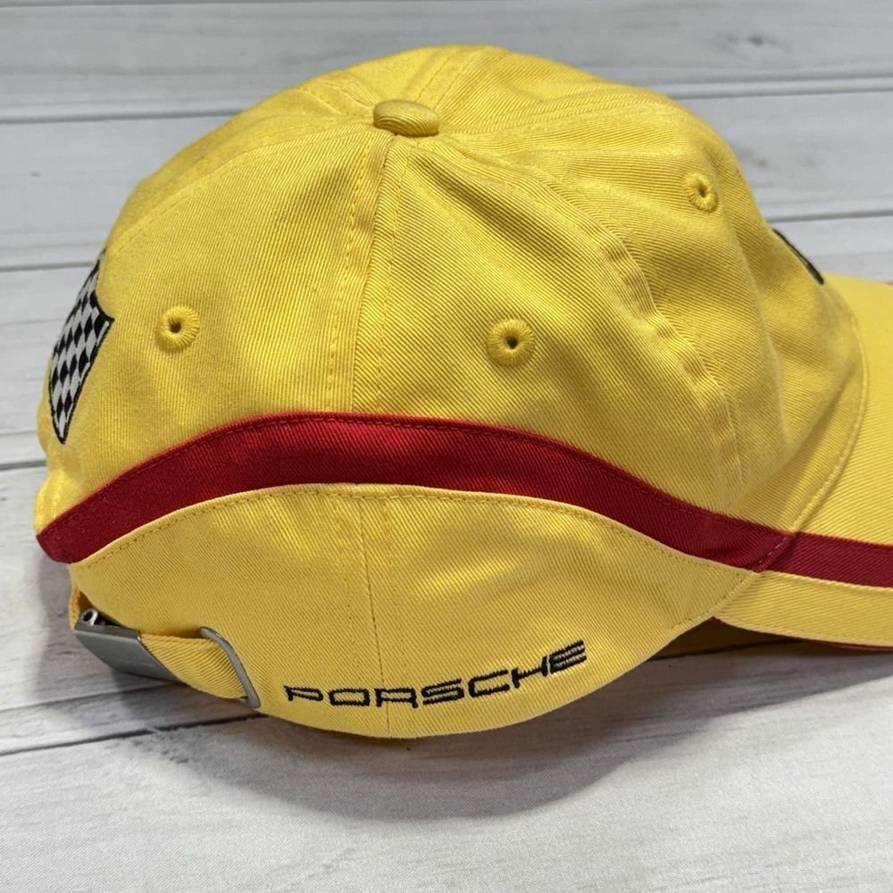Porsche Design Hat Cap Yellow 6 Racing Driver's Selection F1 Formula One - Picture 4 of 11